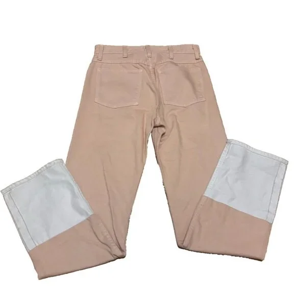 Rag & Bone $395 Retail Rose White Two Toned High Waisted Jeans Womens Size 24 - Picture 8 of 8